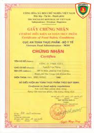 CHỨNG NHẬN 2